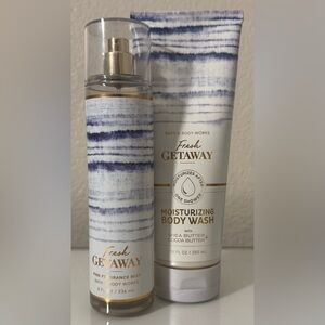 Bath & Body Works Fresh Getaway Body Mist and Body Wash